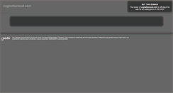 Desktop Screenshot of cognettacloud.com